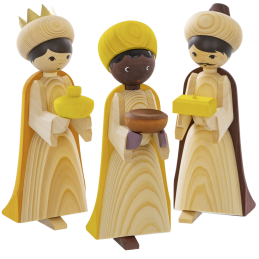 zweiter Stock Figuren „Weihnachts-Geschichte“  für 4-stöckige Pyramide „Andreasberg“