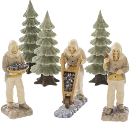 Bergmänner Figuren für 4-stöckige Pyramide